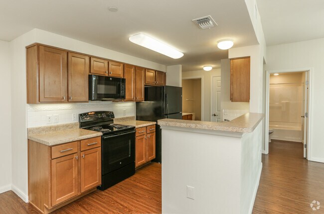 2BR, 2BA Kitchen - 920SF