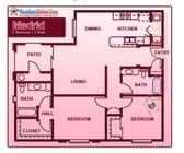 2BR/2BA