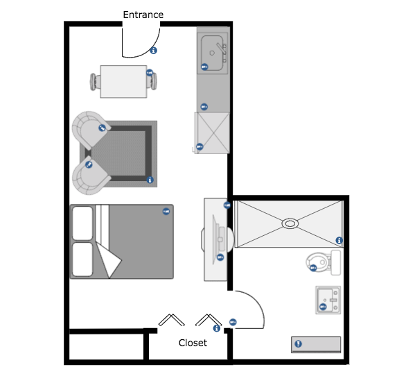 FLOOR PLAN - 3838 Valencia Grove Ln Unit 1 Rental