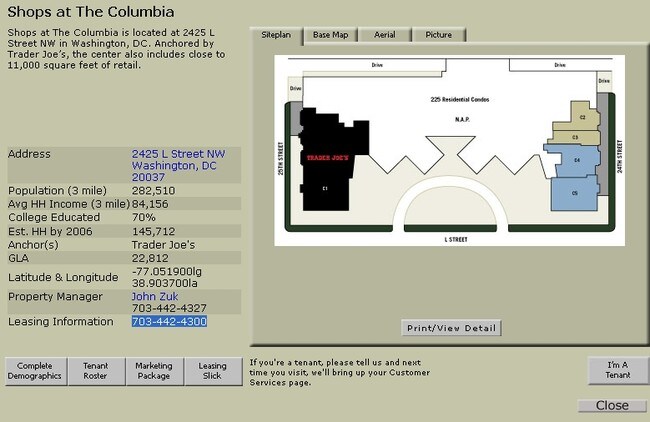 Información de la propiedad. - The Columbia Residences