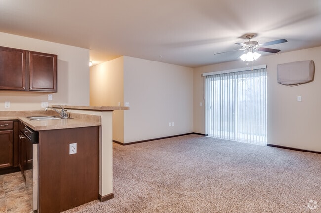 2BR, 2BA - 1,221SF - Living Room