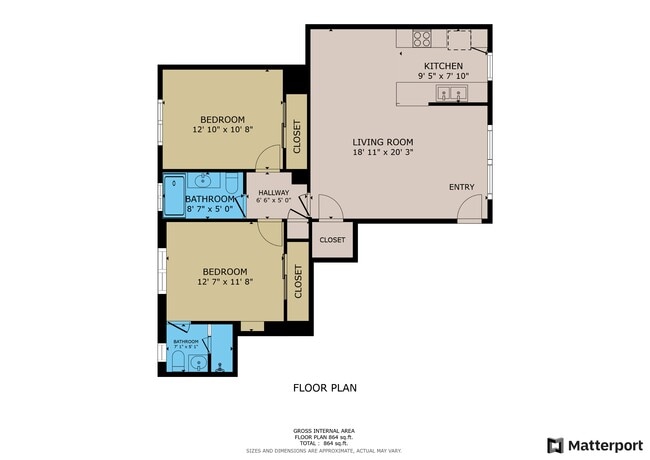 Floor plan - Alcott Apartments