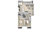 2 Bedroom x 2 Bathroom