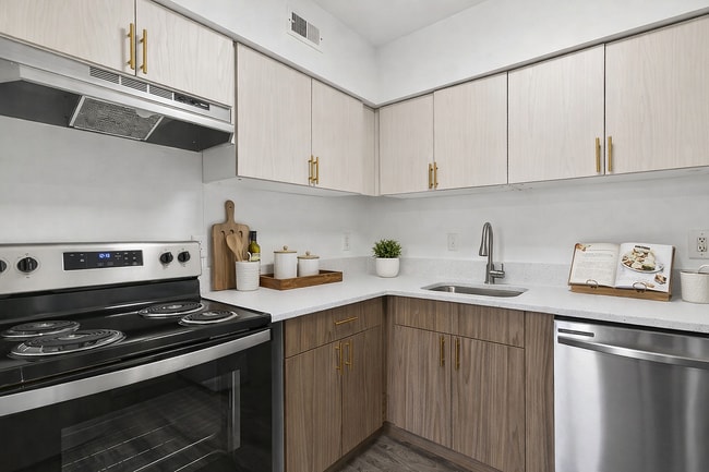 Modern kitchen with sleek design