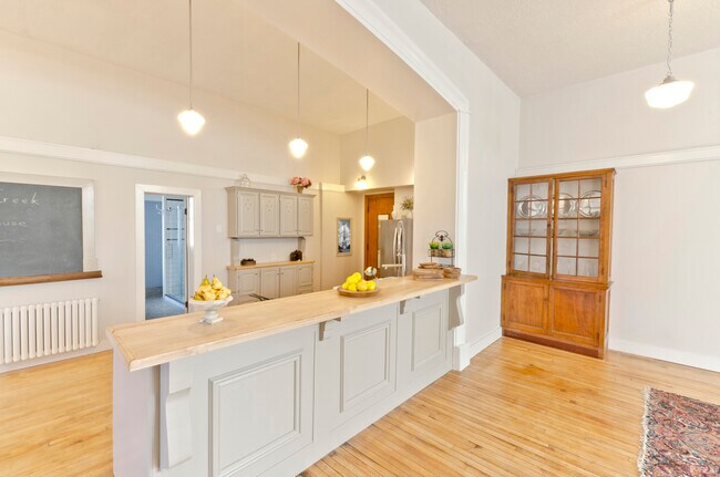 Kitchen from living room - 6418 Habgood Rd