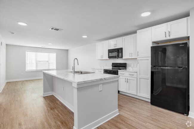 1BR, 1BA - Floor Plan C - 777SF - Kitchen