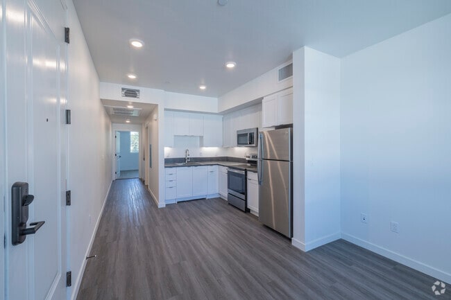 1BR, 1BA - 516 SF - Living Room - Caritas Village