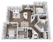 Macaw floor plan Sanctuary at Daytona