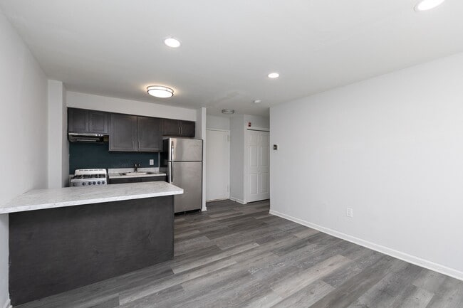 Kitchen/Dining Area-Renovated - Oxford Apartments