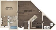 Providence floor plan Ayrsley Lofts