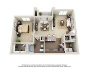 1 Bedroom | 1 Bath | 833 SF