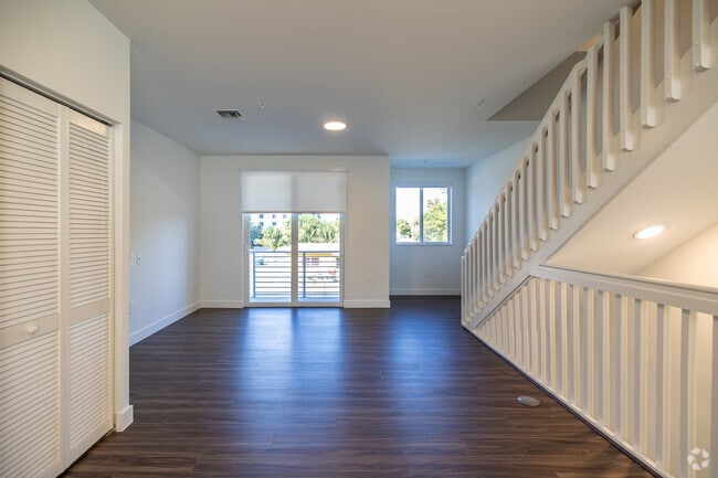 3BR, 3.5BA - 1,814SF - Living Room - The Addison in Palmetto Bay