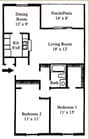 2BR/1BA