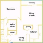 1BR/1BA