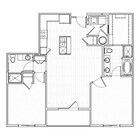 Two-Bedroom Apartment C1 Floor Plan
