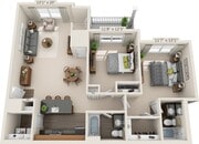 The Brio - 2 Bedroom, 2 Bath
