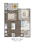 1 Bed/1 Bath - 673 sq ft