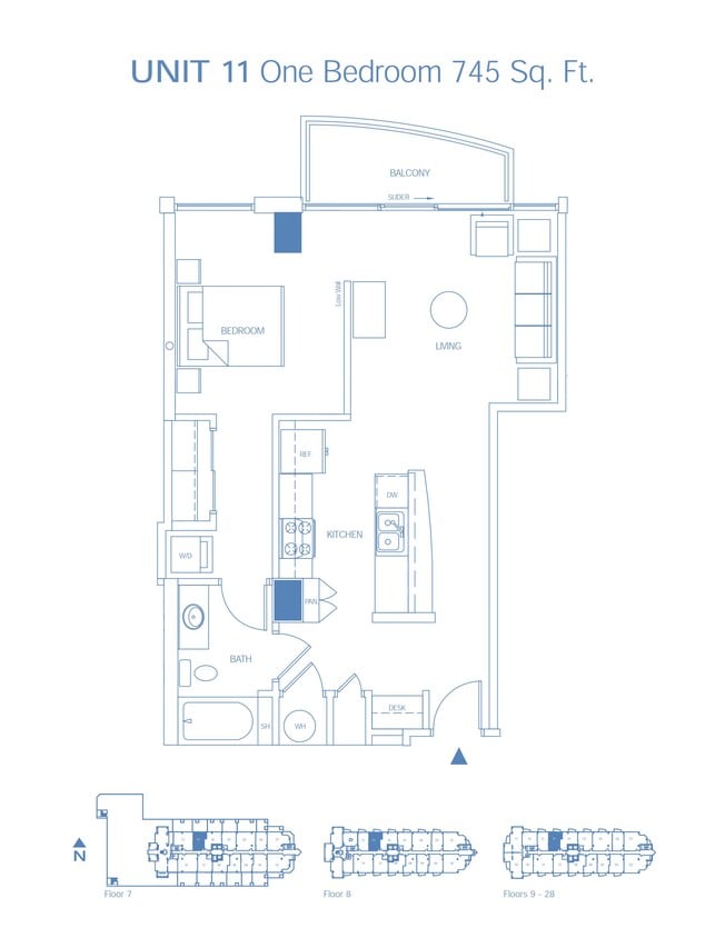 Unit Layout - 860 Peachtree St NE (Atlanta, GA)