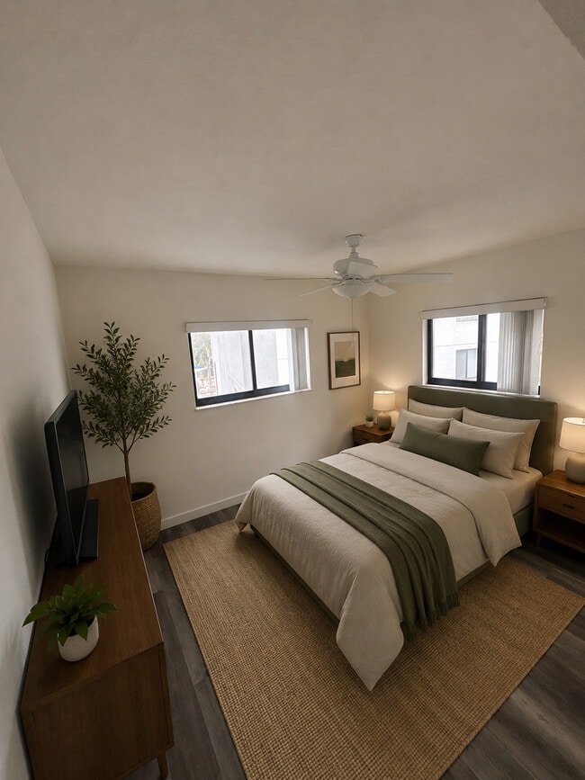 2BD, 1BA - 805SF - Primary Bedroom