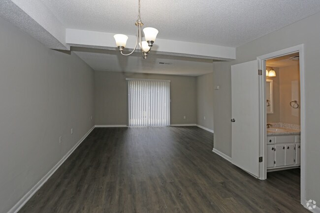 Open Living Room and Half Bathroom