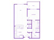 The King | 1 bed 1 bath | 810 sq ft