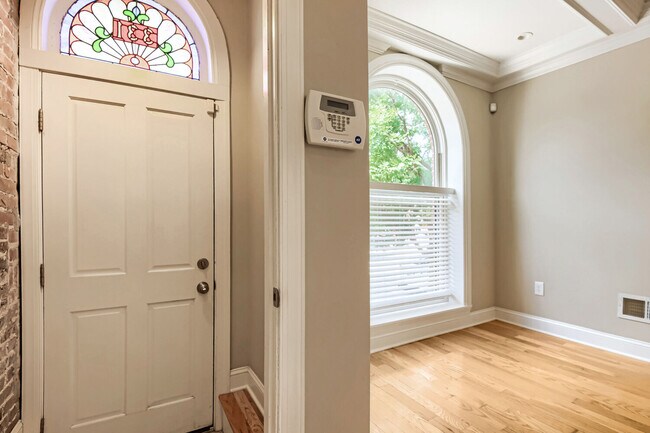 Vestibule Entry and Front Window