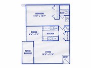 1BR/1BA