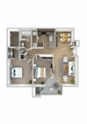 B1_2Bed_1Bath_1005 Sq Ft
