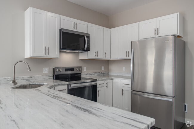 2BR, 1BA - 1,119SF - Kitchen - Fallview at 186 Main Street