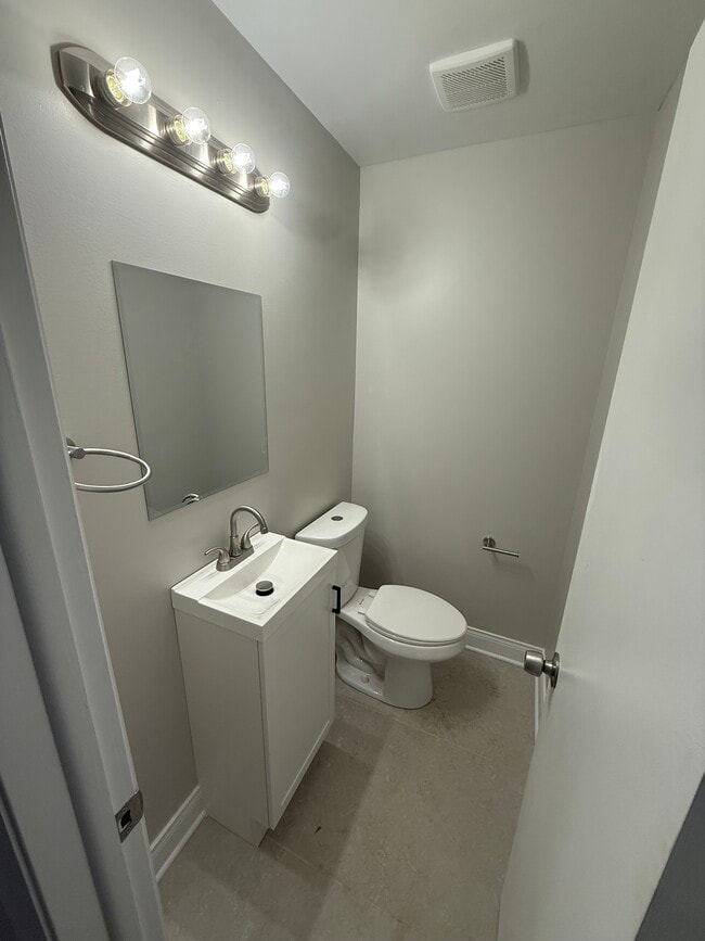 Half bath on main floor - 512 Yates Ave