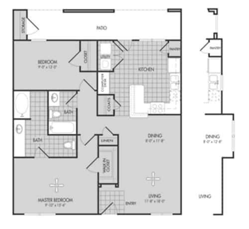 The Maple - Bent Tree Townhomes
