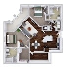 Bronzino 2C-A | 1 bed / 1 bath