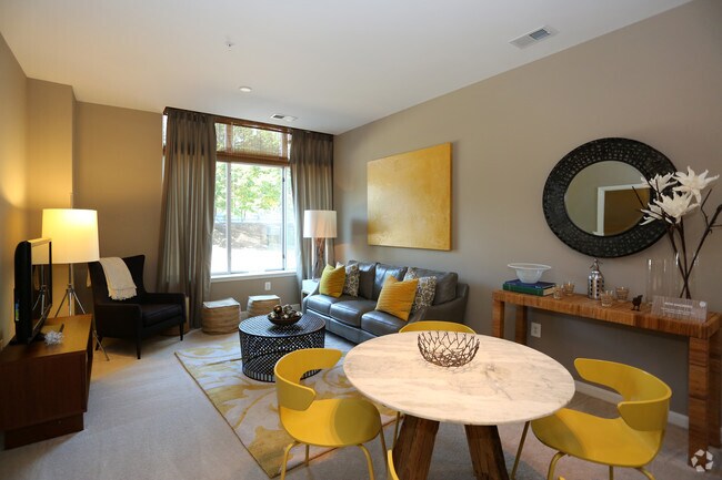 1 Bedroom 737 SF-Living/Dining Area