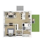 1 Bedroom | 1 Bathroom Duplex