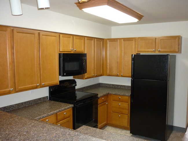 Kitchen with plentiful storage
