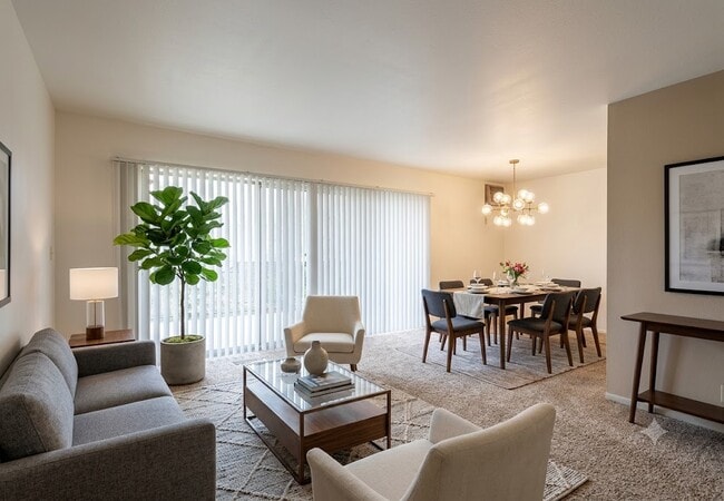 Two Bedroom Livingroom & Dining Room - Westgate Manor