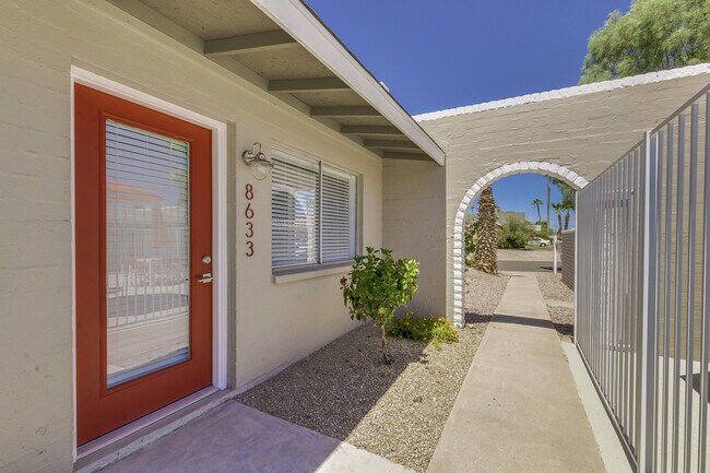 Photo - $0 First Month Rent! Remodeled 2 Bed Casita w/ Private Patio, W/D & Pool Unit 8635
