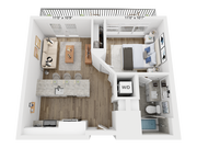 A1 floor plan Rivette Tower