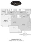 Dean - 1 Bedroom 1 Bath
