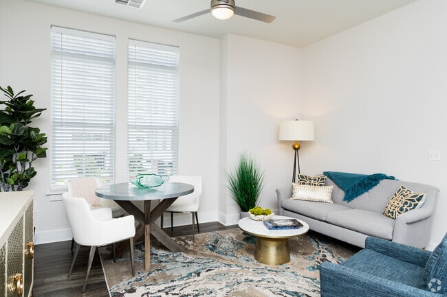 2BR, 2BA - 970SF - Harrison - Living Room - Opus Select