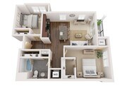 Floor Plan C2 | Elan | Apartments in Fitchburg, WI