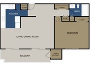 1BR/1BA