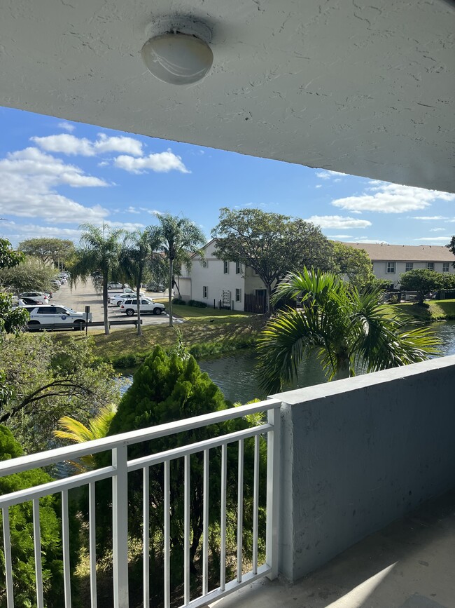 Balcony entire length of the unit - 9375 Fontainebleau Blvd Condo Unit # 201