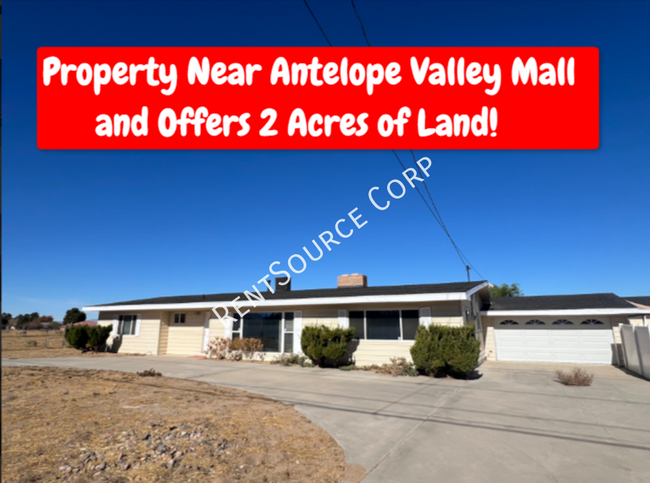 3 Bedroom Ranch Home For Rent in Palmdale - 3 Bedroom Ranch Home For Rent in Palmdale