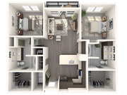 Canal 1535 Floor Plan B3