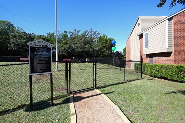 Dog park for our four-legged residents