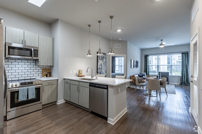 2BR, 2BA - B1B - 1,151SF - Kitchen - The Percy