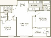 2BR/2BA