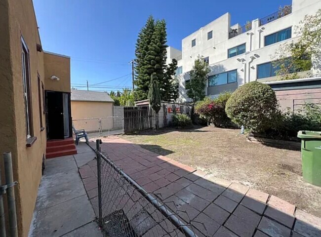 Rear Entrance & Backyard