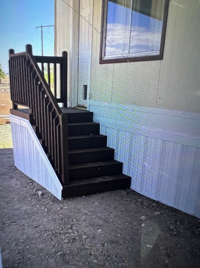 Back side Stairs House
